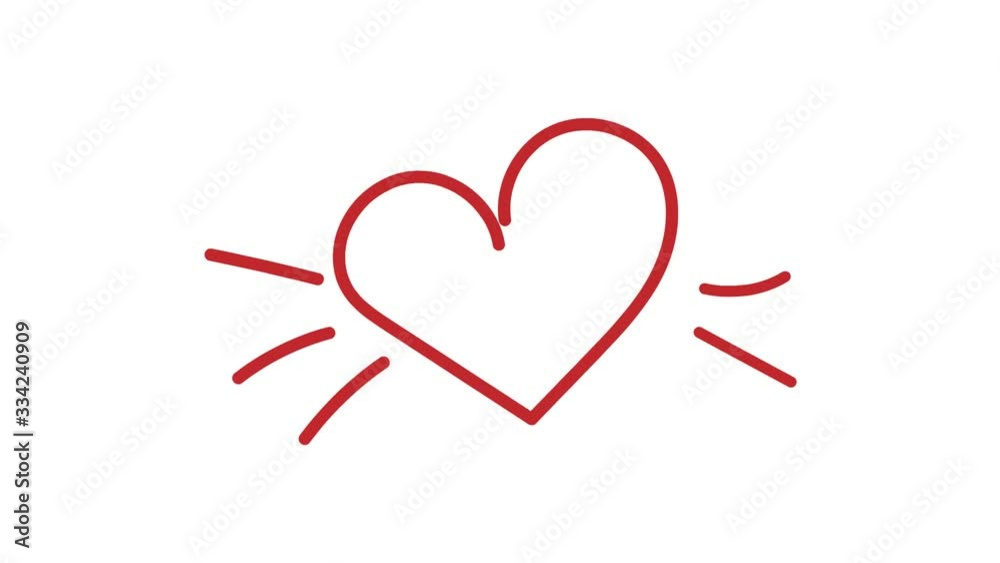 heart draw process whiteboard isolated love heart draw process whiteboard isolated love