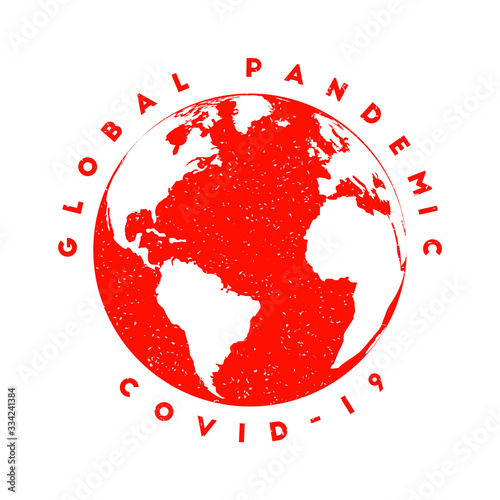 Global pandemic and COVID-19 concept