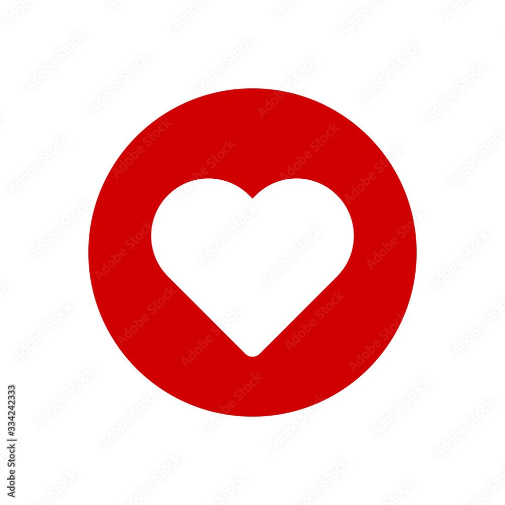 heart love icon with flat style design heart love icon with flat style design