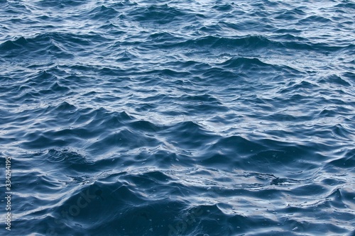 Open water surface of the sea