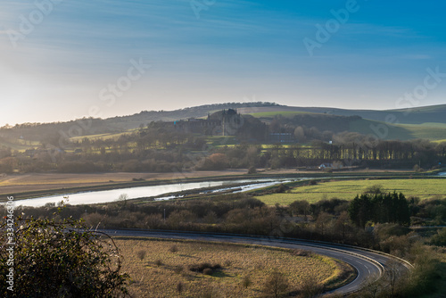 Wallpaper Mural Across the Adur Valley from Mill Hill towards Lancing Hill Torontodigital.ca