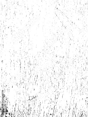 Black and white grunge wooden texture. Rough overlay background of old weathered wood. Scratched, scarred backdrop with distress effect for some design. Vector illustration in EPS8.