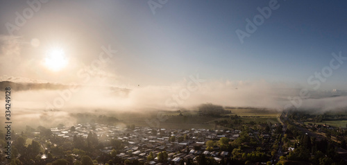 Napa Valley Hot Air Balloons View © Kyle Cavallaro Photo