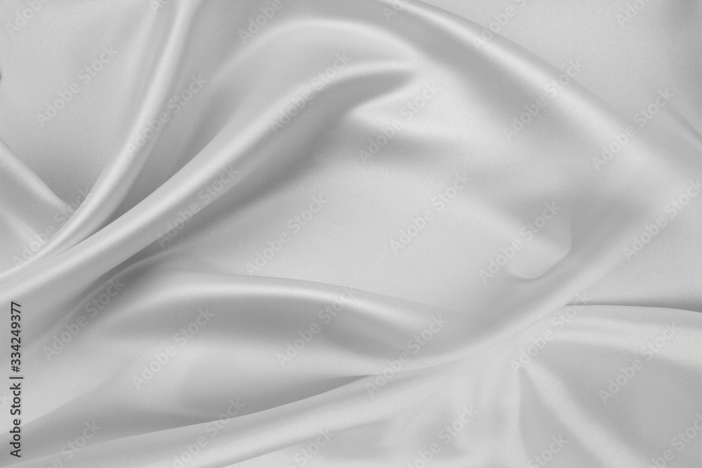 White silk fabric lines