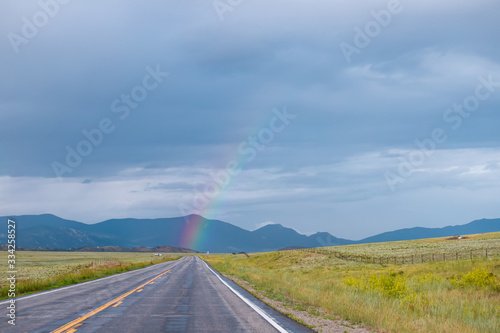 Rainbow at the end of the Road