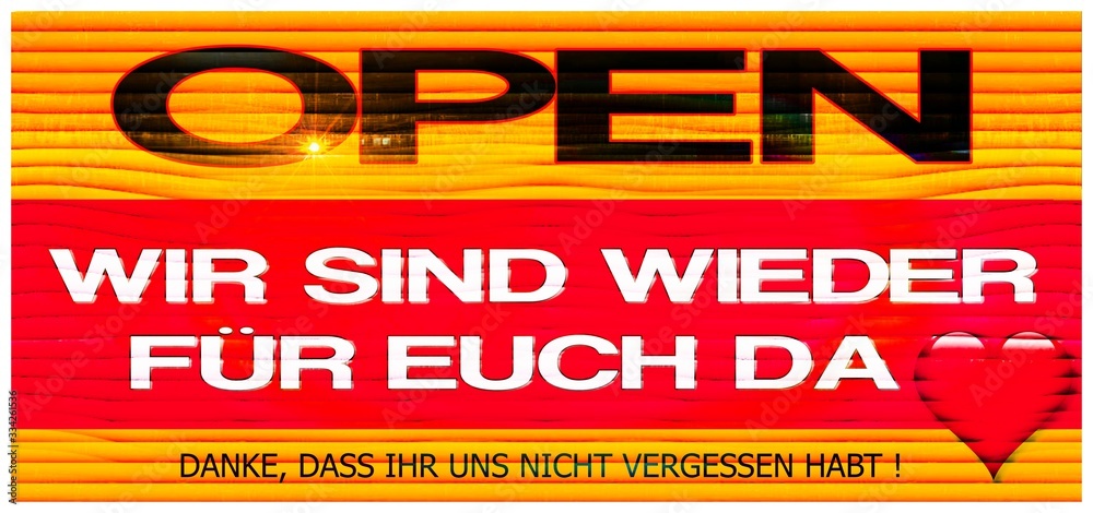 Fototapeta premium re-opening