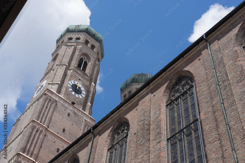 Türme der Frauenkirche in München (Liebfrauendom)