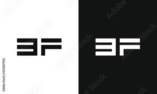 Letter EF Logo design concept template for business