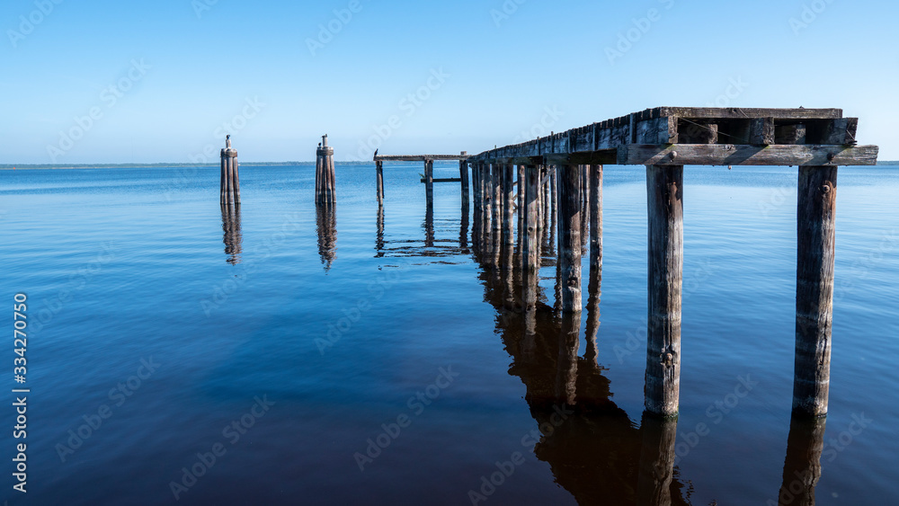 Rustic pier, right side