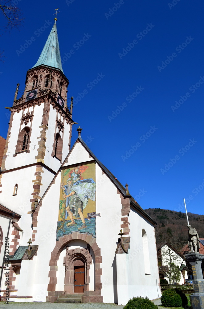 Fototapeta premium St. Blasiuskirche in Glottertal