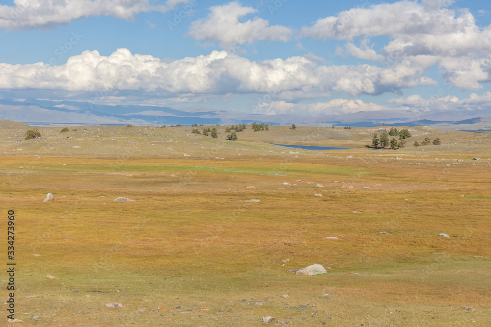 Obraz premium Mongolia landscape. Altai Tavan Bogd National Park in Bayar-Ulgii