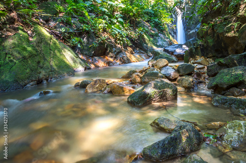 Waterfall at deep of tropical forest