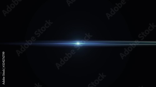 Lens flare effect on black background. Abstract Sun burst, sunflare For screen mode using. Sunflares nature abstract backdrop, blinking sun burst, lens flare optical rays. 4K UHD video . photo