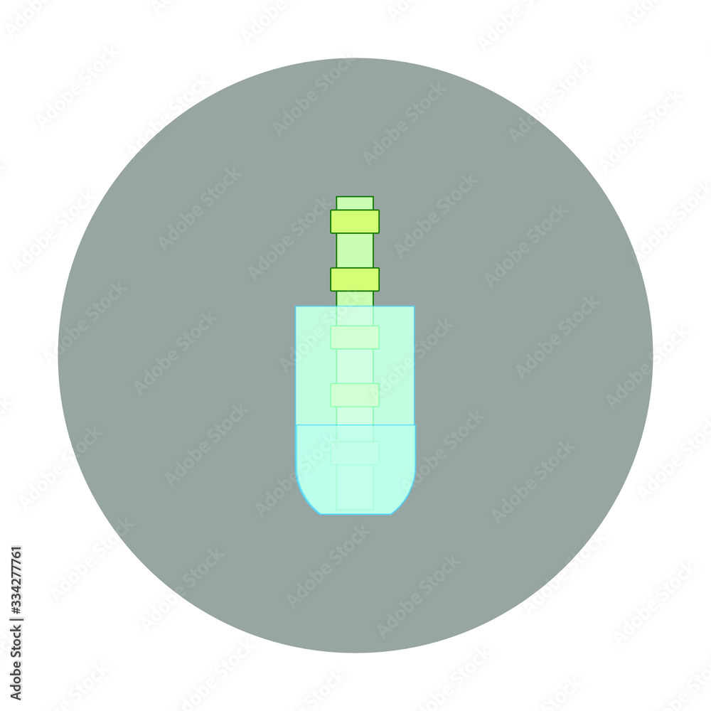 bamboo inside glass vase on white background bamboo inside glass vase on white background
