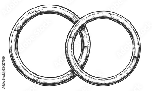 illustration of Wedding rings
