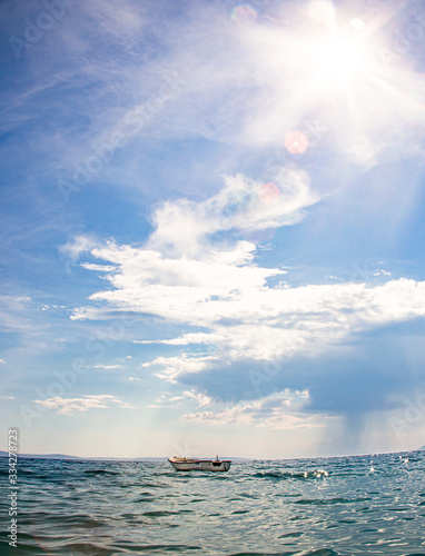Canvas Print sea and blue sky