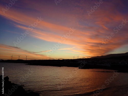 sunset over the sea © cydney