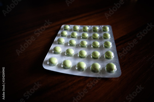 pills in blister packs