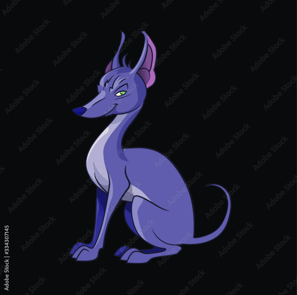 Fototapeta premium perro calato