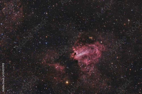 M17 Nebulosa  a emissione nella costellazione del sagittario photo