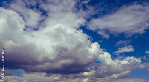  beautiful clouds on the long promenade photo