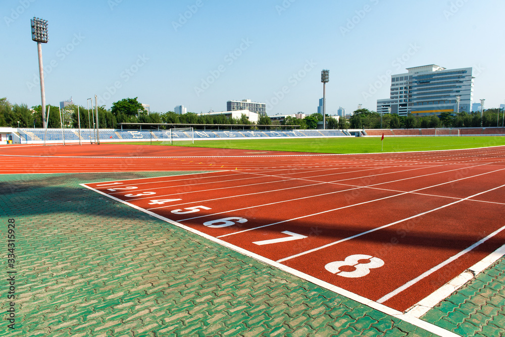 Obraz premium Running Track Start