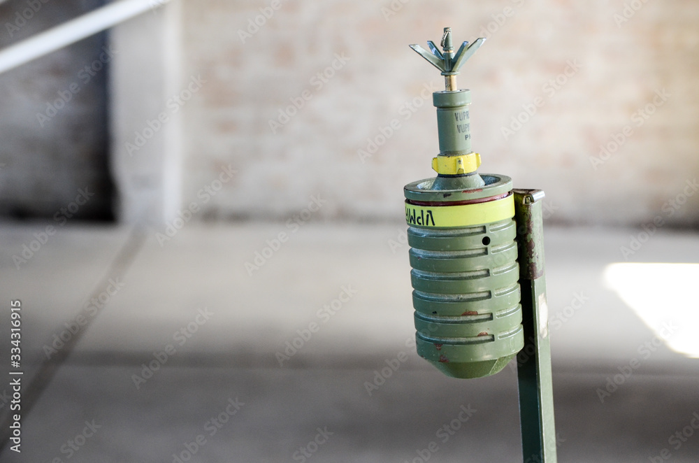 Antipersonnel fragmentation land mine. PROM1, PMR2A, PMR3, PMA3