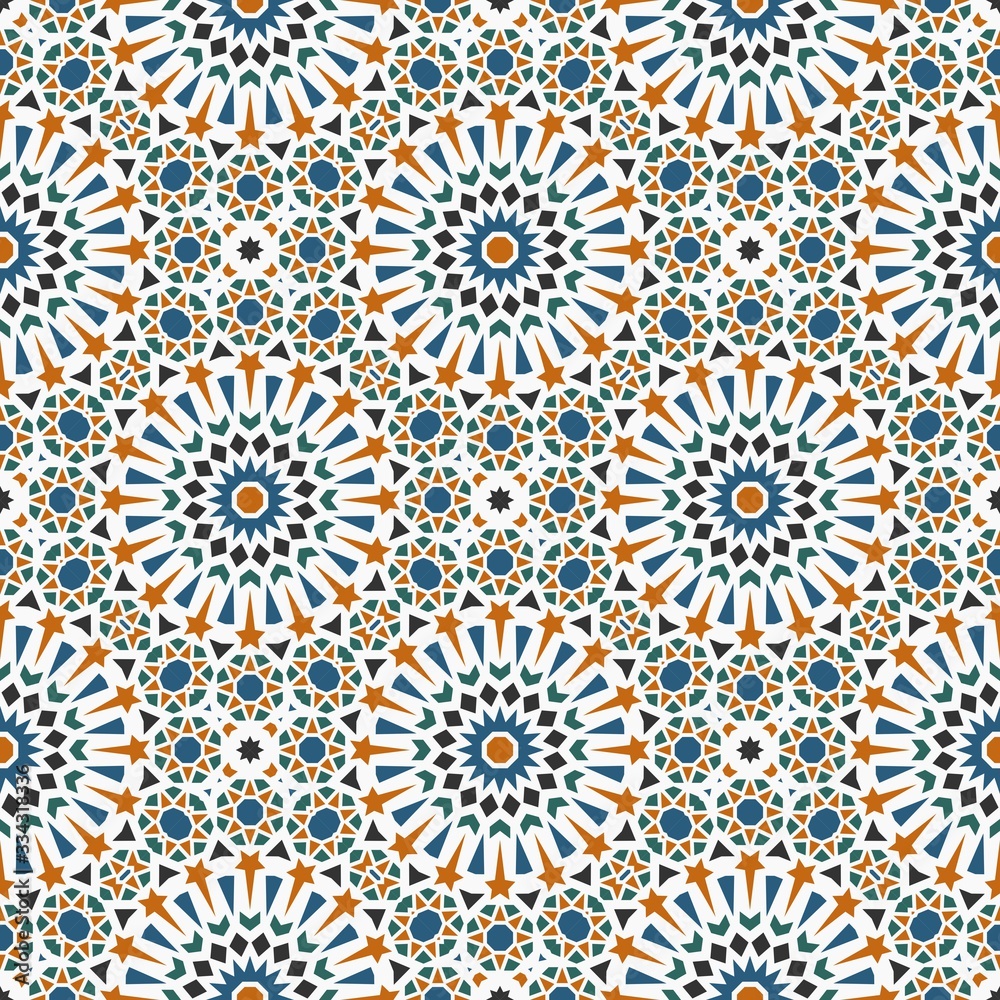 Vintage seamless pattern. Seamless template for your design.
