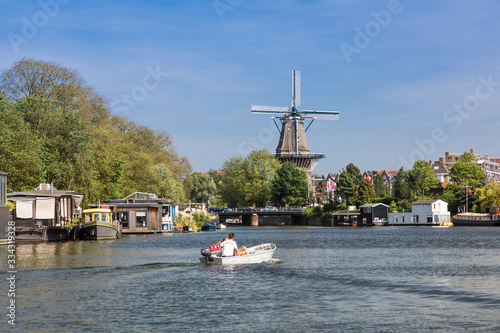 Windmill overlooking the canal