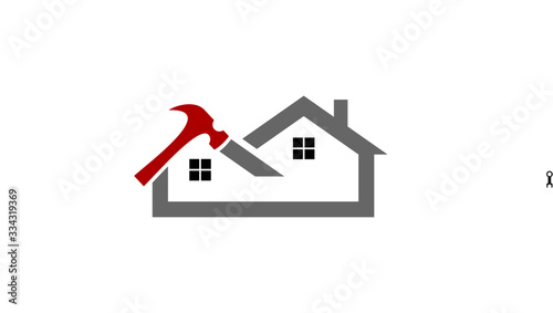 home repair construction logo