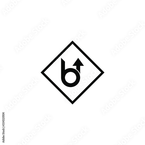 Free Download letter B logo icon template - GFXLoad