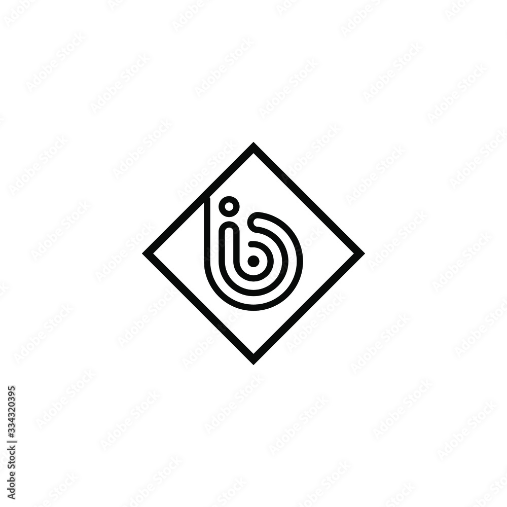 letter B logo icon template letter B logo icon template