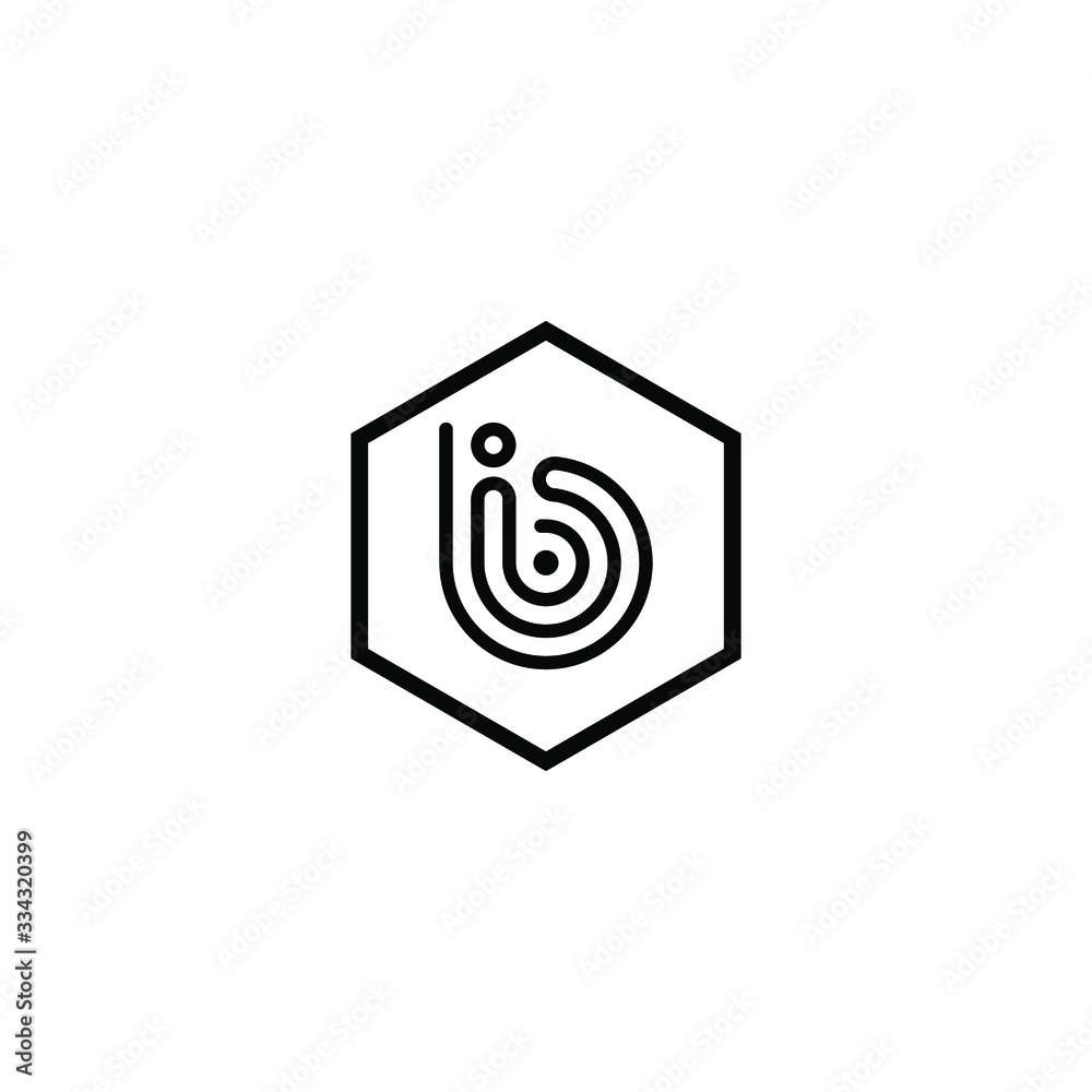 letter B logo icon template letter B logo icon template