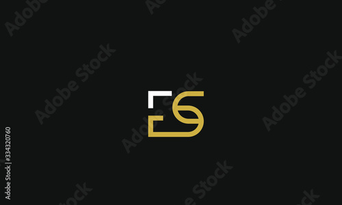 Alphabet letter icon logo ES