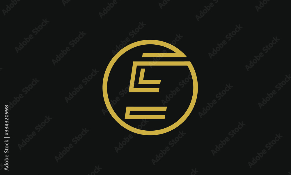 Alphabet letter icon logo E Alphabet letter icon logo E