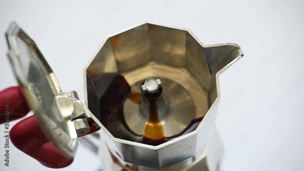 coffee maker with coffee