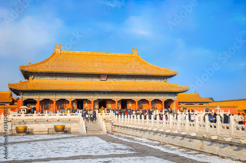 Qianqinggong (Palace of Heavenly Purity) at the Forbidden City in Beijing, China