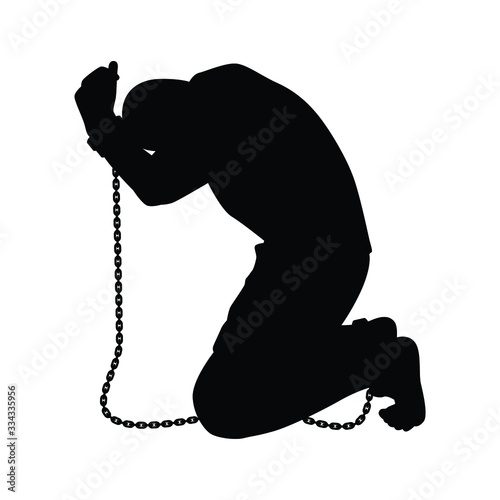 Prisoner silhouette