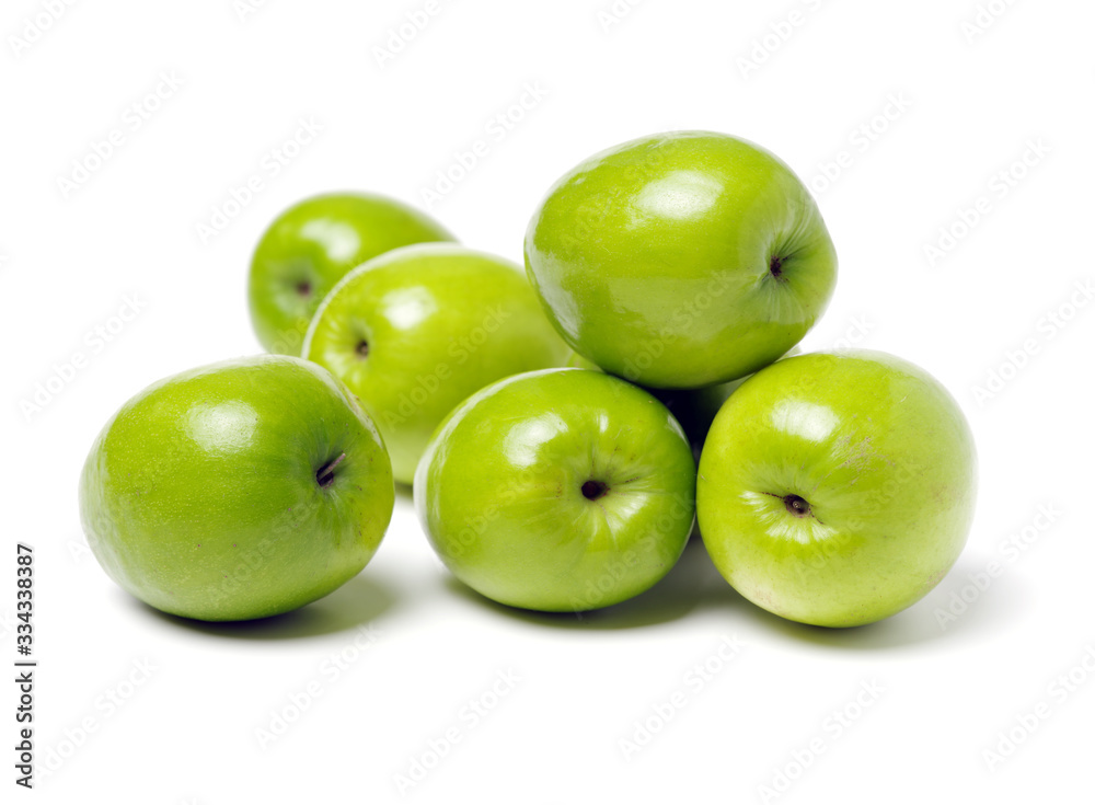 Fresh juicy jujube isolated on white background Fresh juicy jujube isolated on white background