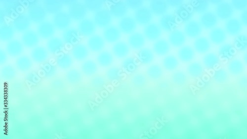 Soft teal blue green gradient motion background with a smooth moving modern style. High definition 4k video modern backdrop with a halftone pop art effect and one minute length.