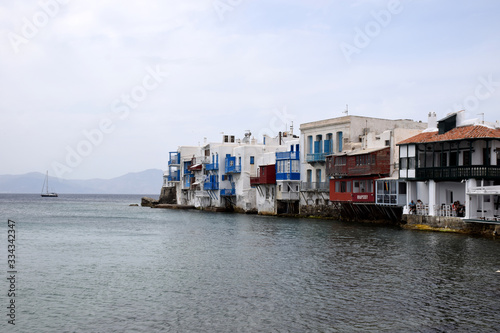 View of Mykonos Greece