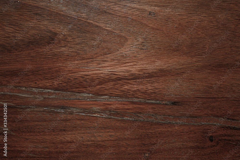 Obraz premium Plank wood table floor with natural pattern texture background.