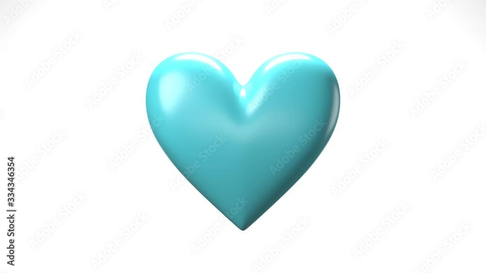 Pale blue broken heart objects in white background. Heart shape object shattered into pieces. Pale blue broken heart objects in white background. Heart shape object shattered into pieces.