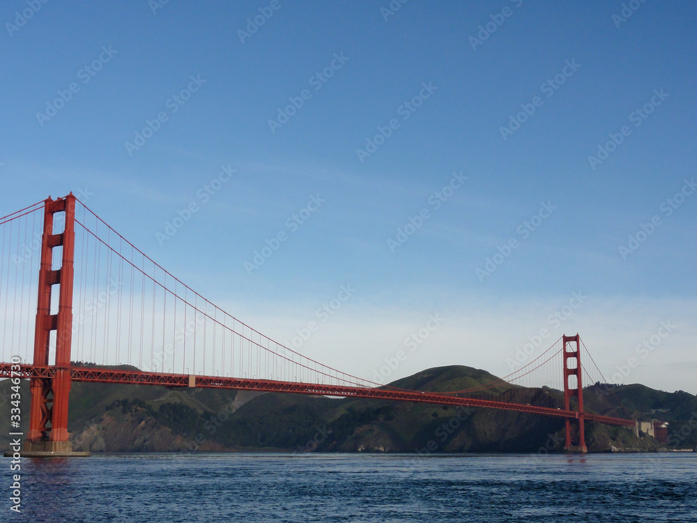 San Francisco Bay and the Golden Gate Bridge