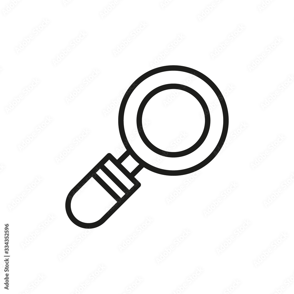 Simple search line icon. - obrazy, fototapety, plakaty 