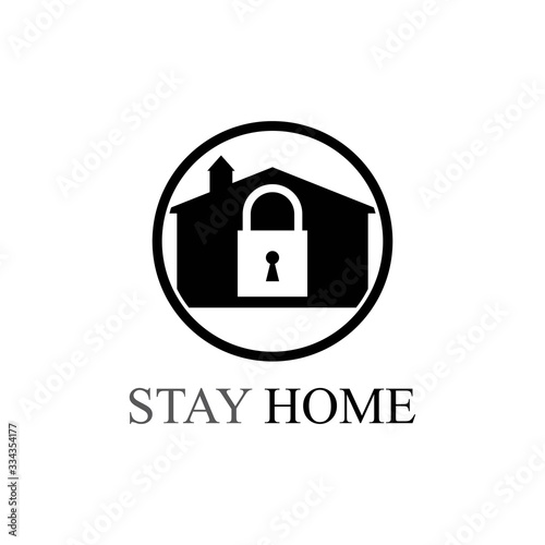 Stay at home awareness social media campaign and coronavirus prevention