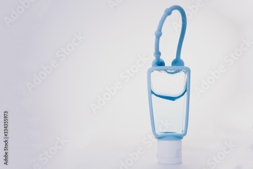 Mini portable alcohol gel sanitazer liquid cleaning hand for prevent coronavirus (Covid-19)
