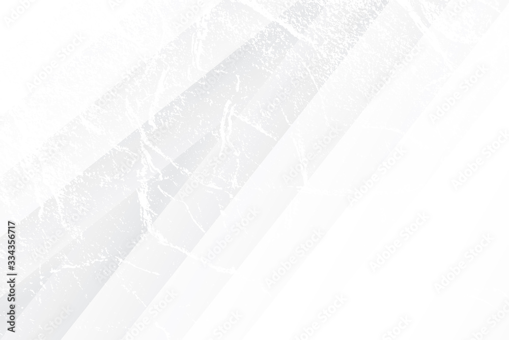 Abstract geometric white and gray color with grunge background. Vector, illustration.