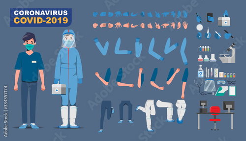 Doctor who save patients from coronavirus outbreak and fighting the covid-19.