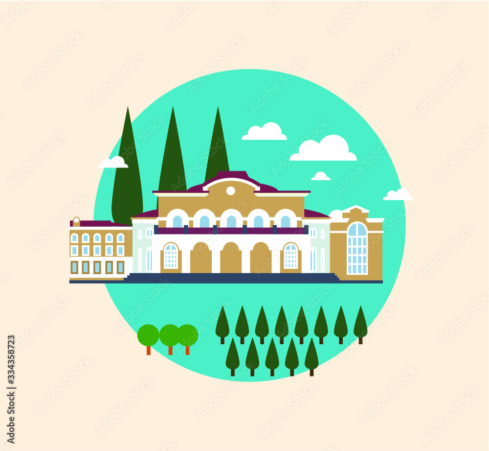 Fototapeta premium City Architecture Illustration